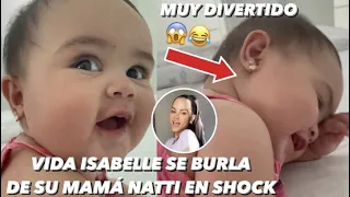 Natti Natasha En Shock Graba Su Hija Vida Isabelle Burlándose de Ella 😱Muy Divertido 🤣