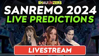 SANREMO 2024: LIVE PREDICTIONS - Who will win? | SHAUUNZERS