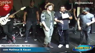 Matheus e Kauan no Quintal da Clube