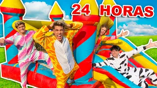 24 HORAS EN CASTILLO INFLABLE