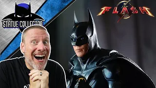 2023 KEATON BATMAN STATUE REACTION + | DC Multiverse | McFarlane Toys