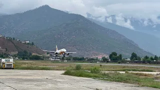 TOUCH AND GO @ World's Most Challenging AIRPORT @Paro Bhutan | Base Check for the Captain to Be