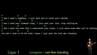 Livingston - Last Man Standing - Lyrics Chords Vocals