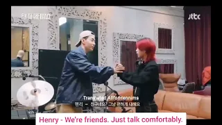 [ENG SUB] Short Clip Fly to the Dance ep_1- cute Henry 😍 & Aiki - Aiki looked around Henry's studio