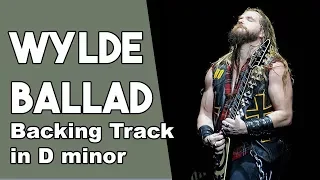 Wylde Ballad Guitar Backing Track in Dm