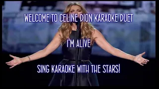 Celine Dion I'm Alive Karaoke Duet