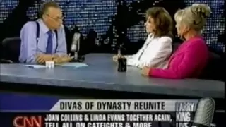 Linda Evans and Joan Collins on "Larry King Live" (2006)