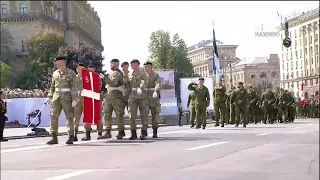 NATO allies on military parade in Kyiv