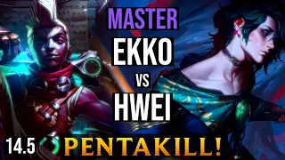 EKKO Mid vs HWEI | EUW Master - Patch 14.5