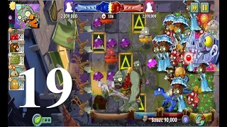 PvZ 2 - Gameplay Walkthrough Part 19 - Arena S 56 -Scaredy shroom & friends vs zomboss (iOS,Android)