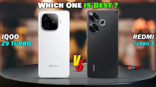 😲🔥 Beyond reason! Vivo iQoo Z9 Turbo vs Redmi Turbo 3 || The review and comparison all specification