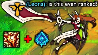 LEONA THE SUPPORT QUEEN - DOMINATING FLEX RANKED