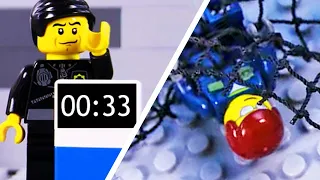 LEGO Police Obstacle Course! | Police Training! | STOP MOTION LEGO | Billy Bricks