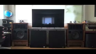 Altec Lansing Valencia 846b with dual SVS subwoofers and  Realistic super tweeters