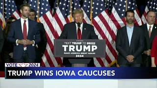 Trump wins 2024 Iowa caucuses