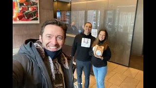 Hugh Jackman is paying tribute to a very special customer of one of his New York City coffee shops.