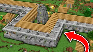 UN ALDEANO CONSTRUYE la HERRERIA mas LARGA de la ALDEA de MINECRAFT! 😱