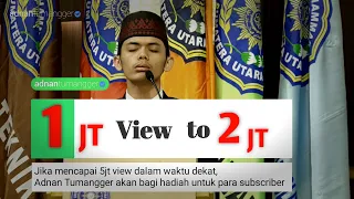 ADNAN TUMANGGER TERBARU WISUDA UMSU 2019  SURAH AL MUJADALAH 11-12