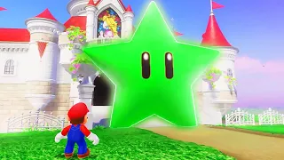 What happens when Mario collects the ULTIMATE Green Star in Super Mario Odyssey?