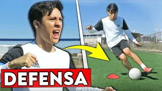 🔰 5 TECHNIQUES to BE the BEST DEFENSE in FOOTBALL | Technique, Control and Profile Exercises