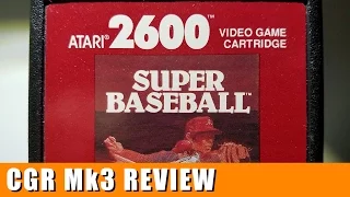 Classic Game Room - SUPER BASEBALL review for Atari 2600