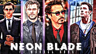 NEON BLADE FT.MARVEL BOYS | BADASS EDITS 😈