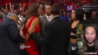 WWE Raw 7/21/14 Stephanie McMahon ARRESTED Live Commentary