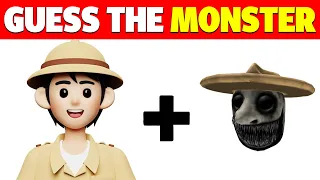 Guess The MONSTER By VOICE & EMOJI | Zoonomaly Horror Game | ZOOKEEPER, Smile CAT, Angry Cat