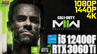 Call of Duty: Modern Warfare 2 Multiplayer | i5 12400F + RTX 3060 Ti | 1080p, 1440p, 4K benchmarks!