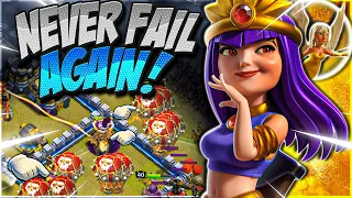 The BEST TH12 Attack Strategy! Queen Walk Lavaloon Guide!  (Clash of Clans)