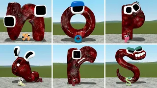 NEW GIANT BLOODY LOWERCASE BABY ALPHABET LORE FAMILY!? - Garry's Mod