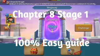 Lords mobile Vergeway chapter 8 Stage 1 easiest guide