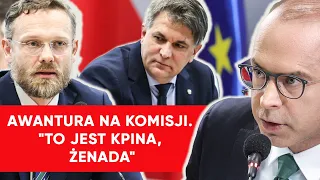 "Cyrk!". Wybuch nerwów na komisji. Walczyli o mikrofon. Szczerba kontra Kaleta