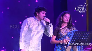 JEEVA VEENE | Hombisilu | Rajesh Krishnan - Divya Raghavan |57th Bengaluru Ganesh Utsava 2019