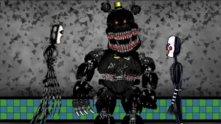 Nightmare vs old animatronics 1 фнаф рисуем мультфильмы 2