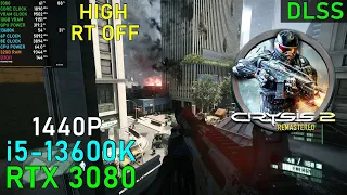 Crysis 2 Remastered RTX 3080 + 13600K  [Custom - DLSS 1440P]