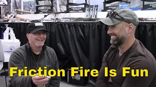 Bow Drill Fire lesson From Matt Graham - SHOT Show 2018