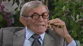 George Burns talks about Gracie Allen & personal life (1984 interview)