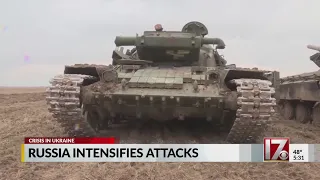 Russia intensifies attacks on Ukraine