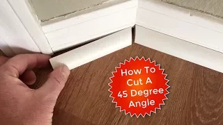 How To Cut Quarter Rounds for a 45 Degree Angle