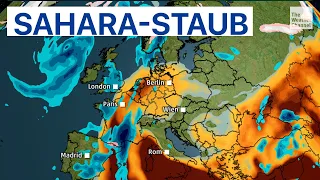 Riesige Staubwolke zieht auf Europa zu