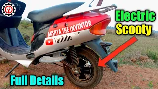 How To Convert Old Scooty Into Electric Scooty At Home 🔥|| E-bike Kese Banae | Electric Scotty | ATI
