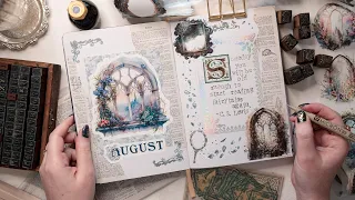 Plan With Me: August 2023 Fairytale Storybook Bullet Journal Theme Set Up