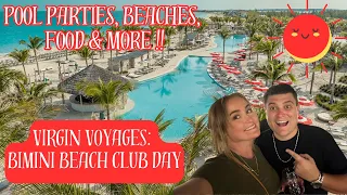 Visiting The BIMINI Beach Club | Virgins PRIVATE Island Club | Is It WORTH Getting Off The Ship!?!