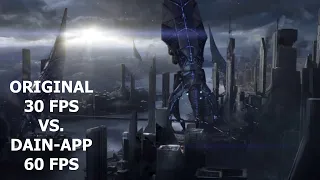 [DAIN-APP 60fps comparison] Mass Effect 3 - Leaving Earth