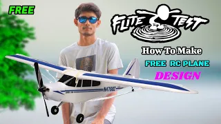 How to make RC Plane Free Desing by | RcGenius