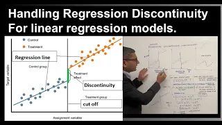 How to handle regression discontinuity and seasonality in linear regression