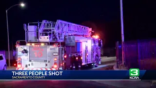 1 dead, 2 hurt in Sacramento County shooting, officials say