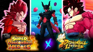 *NEW* Limit Breaker SSJ4 Goku & Vegeta + Dark Janemba | DB Legends X Super Dragon Ball Heroes Edit🔥🔥