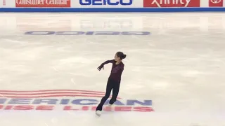 Alyssa Liu FS Practice 1/22 2020 Toyota US National Championship